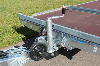 TANATECH Přívěs Lider plato 5,06x2,15 3500kg stav. oje, nájezdy, hydr. sklopný