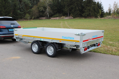 TANATECH sklápěcí přívěs Přívěs Eduard 3-stranný sklápěč 3520 3500kg Kombi hydraulika