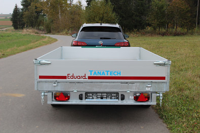 TANATECH sklápěcí přívěs Přívěs Eduard 3-stranný sklápěč 3520 3500kg Kombi hydraulika