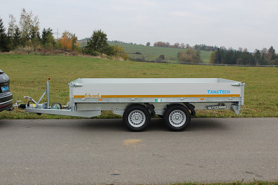 TANATECH sklápěcí přívěs Přívěs Eduard 3-stranný sklápěč 3520 3500kg Kombi hydraulika