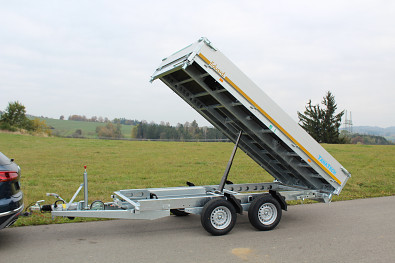 TANATECH sklápěcí přívěs Přívěs Eduard 3-stranný sklápěč 3520 3500kg Kombi hydraulika