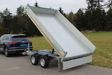 TANATECH sklápěcí přívěs Přívěs Eduard 3-stranný sklápěč 3520 3500kg Kombi hydraulika