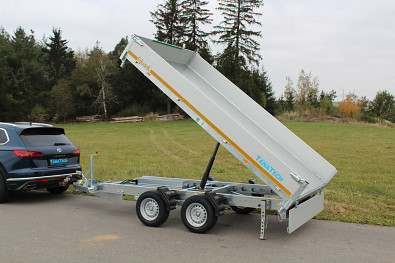 TANATECH sklápěcí přívěs Přívěs Eduard 3-stranný sklápěč 3520 3500kg Kombi hydraulika
