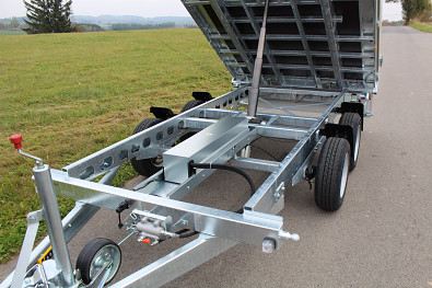 TANATECH sklápěcí přívěs Přívěs Eduard 3-stranný sklápěč 3520 3500kg Kombi hydraulika