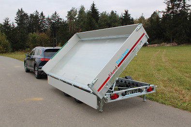 TANATECH sklápěcí přívěs Přívěs Eduard 3-stranný sklápěč 3520 3500kg Kombi hydraulika