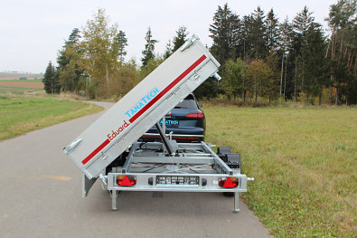 TANATECH sklápěcí přívěs Přívěs Eduard 3-stranný sklápěč 3520 3500kg Kombi hydraulika