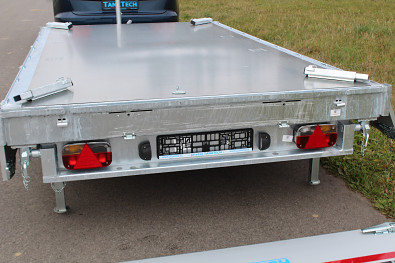 TANATECH sklápěcí přívěs Přívěs Eduard 3-stranný sklápěč 3520 3500kg Kombi hydraulika