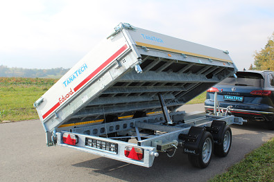 Tanatech sklápěcí přívěs Přívěs Eduard 3-stranný sklápěč 3518 3500kg Kombi hydraulika