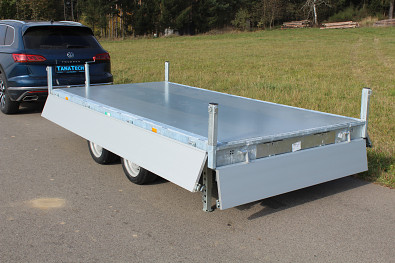 Tanatech sklápěcí přívěs Přívěs Eduard 3-stranný sklápěč 3518 3500kg Kombi hydraulika