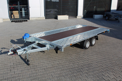 TANATECH Přívěs na přepravu aut GT KIPPBAR 400 S 2700kg sklopný