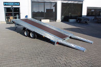 TANATECH Přívěs na přepravu aut GT KIPPBAR 400 S 2700kg sklopný