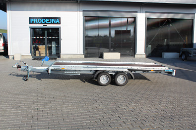 TANATECH Přívěs na přepravu aut GT KIPPBAR 400 S 2700kg sklopný