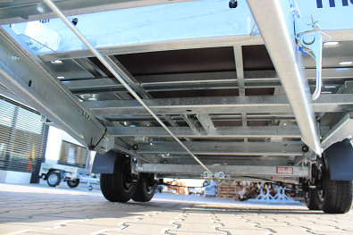 TANATECH Přívěs na přepravu aut GT KIPPBAR 400 S 2700kg sklopný