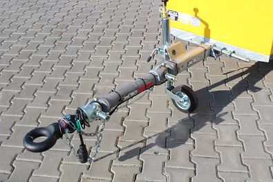 TANATECH Přívěs ECIM 750kg pro stavební nářadí, stavitelná oje