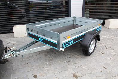 TANATECH Přívěs Vesta UNO 750kg, valník, nebrzděný přívěs