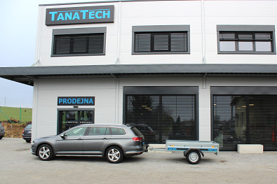TANATECH Přívěs Vesta UNO 750kg, valník, nebrzděný přívěs