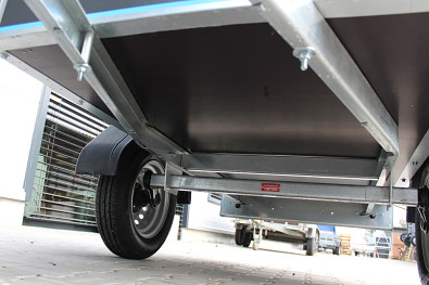 TANATECH Přívěs Vesta UNO 750kg, valník, nebrzděný přívěs