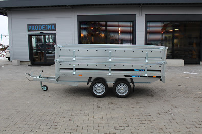 TANATECH Přívěs MARTZ Hochlader 300/2 750kg STEE + nástavby bočnic (příplatková výbava)