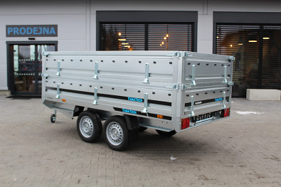 TANATECH Přívěs MARTZ Hochlader 300/2 750kg STEE + nástavby bočnic (příplatková výbava)