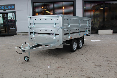 TANATECH Přívěs MARTZ Hochlader 300/2 750kg STEE + nástavby bočnic (příplatková výbava)