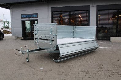 TANATECH Přívěs MARTZ Hochlader 300/2 750kg STEE + nástavby bočnic (příplatková výbava)