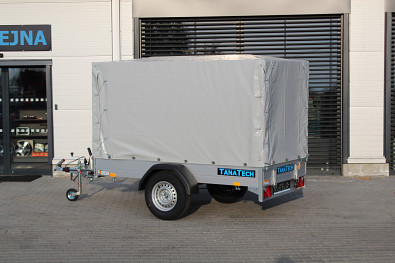 TANATECH - Přívěs Saris MC 255 133 1350kg, čelo otevírací, plachta 150cm
