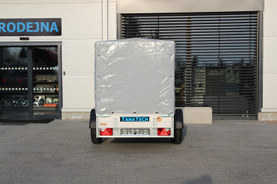 Přívěs Saris MC 255 133 1350kg, čelo otevírací, plachta 150cm