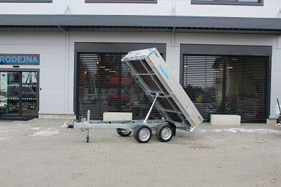 TANATECH Přívěs Saris 1-str. sklápěč K1 276 150 2000 35cm Manual, sklápěcí přívěs, sklopka