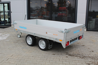 TANATECH Přívěs Saris 1-str. sklápěč K1 276 150 2000 35cm Manual, sklápěcí přívěs, sklopka