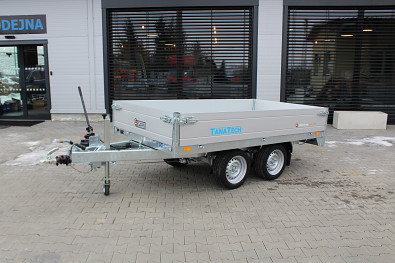 TANATECH Přívěs Saris 1-str. sklápěč K1 276 150 2000 35cm Manual, sklápěcí přívěs, sklopka