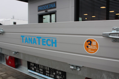 TANATECH Přívěs Saris PL 306 17 2700kg alu bočnice