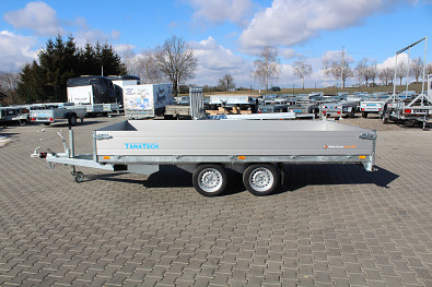 TANATECH Přívěs Saris PL 406 204 2700kg valník, alu bočnice
