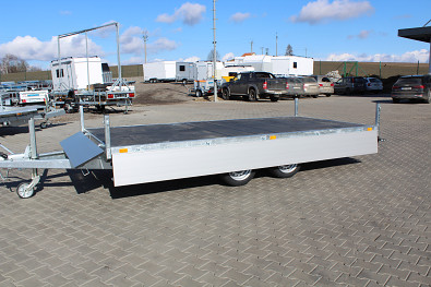 TANATECH Přívěs Saris PL 406 204 2700kg valník, alu bočnice
