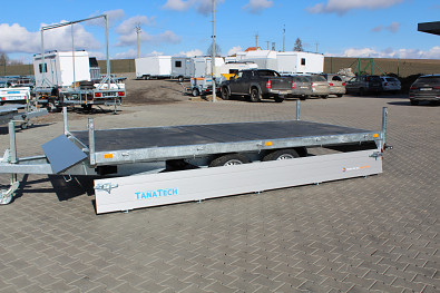 TANATECH Přívěs Saris PL 406 204 2700kg valník, alu bočnice