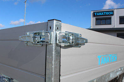 TANATECH Přívěs Saris PL 406 204 2700kg valník, alu bočnice