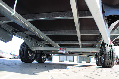 TANATECH Přívěs Saris PL 406 204 2700kg valník, alu bočnice