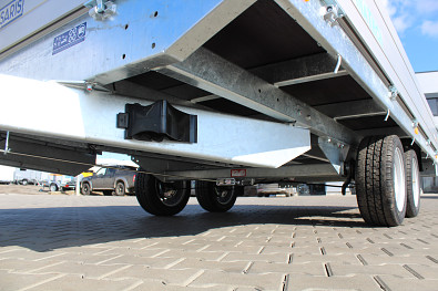 TANATECH Přívěs Saris PL 406 204 2700kg valník, alu bočnice