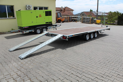 Přívěs na auta Martz GT Plato 600/3 3500kg 3-nápravový 13"kola"