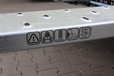 Přívěs na auta Martz GT Plato 600/3 3500kg 3-nápravový 13"kola"