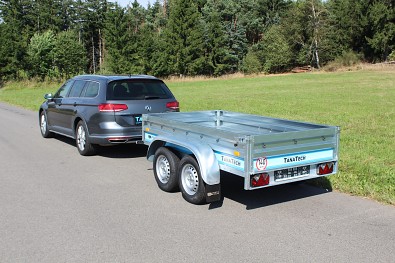 TANATECH Přívěs Vesta Light 23/2 233x131 750kg 2 nápravy