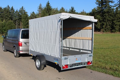  TANATECH Přívěs Saris MP 305 153 1500kg + plachta 180cm