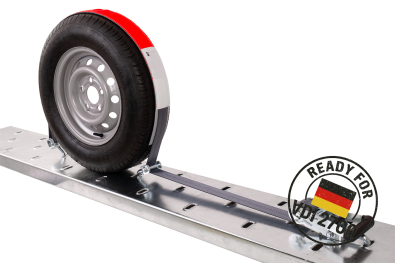Přepravní pás pro odtahovku autopřepravník zajišťovací pás pro kola 2,8 m/50 mm/5 t VDI 2700