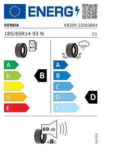 Energetický štítek EU pneu 185/65 R14