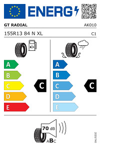 Energetický štítek EU 155 R13 84N