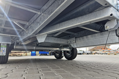 TANATECH - Přívěs Lider plato 4,06x2,15 3500kg stav. oje, nájezdy