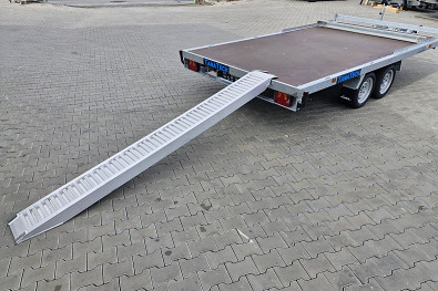 TANATECH - Přívěs Lider plato 4,06x2,15 3500kg stav. oje, nájezdy