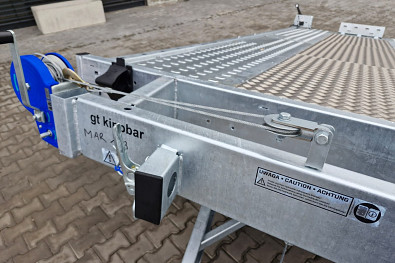 TANATECH Přívěs MARTZ GT 480 KIPPBAR S 3500kg sklopný autopřepravník