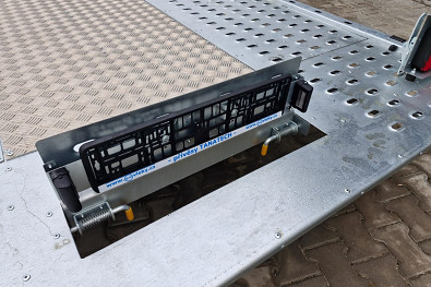 TANATECH Přívěs MARTZ GT 480 KIPPBAR S 3500kg sklopný autopřepravník