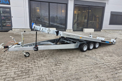 TANATECH Přívěs MARTZ GT 480 KIPPBAR S 3500kg sklopný autopřepravník