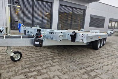 TANATECH Přívěs MARTZ GT 480 KIPPBAR S 3500kg sklopný autopřepravník